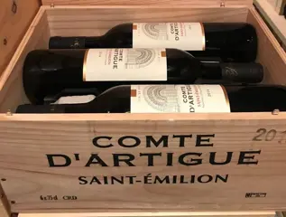2014 Comte d'Artigue - Saint-Emilion - 12 Flessen (0.75