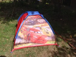 Cars - speeltent - 2 persoons, - 120 x 120 - i.p.st