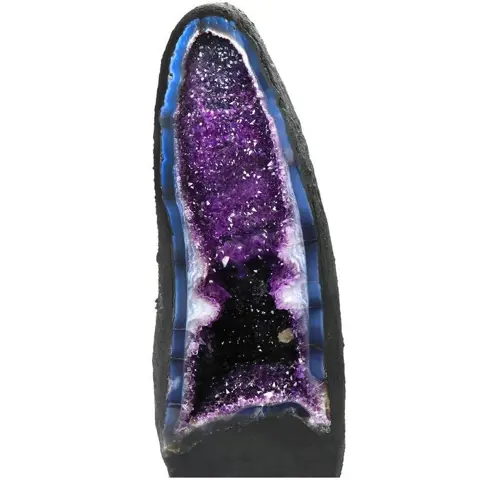 AA Kwaliteit - 'Vivid' Amethist - Geode - 66×25×25 cm -