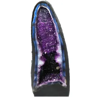 AA Kwaliteit - 'Vivid' Amethist - Geode - 66×25×25 cm -
