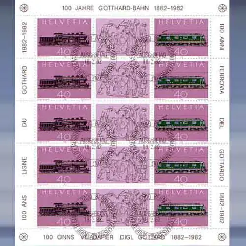 100 Jahre Gotthard-Bahn (1982)