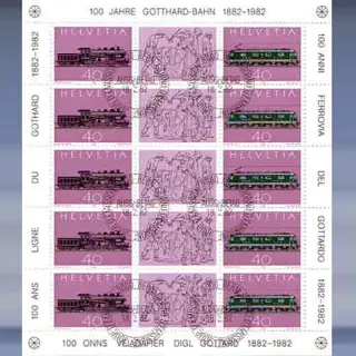 100 Jahre Gotthard-Bahn (1982)