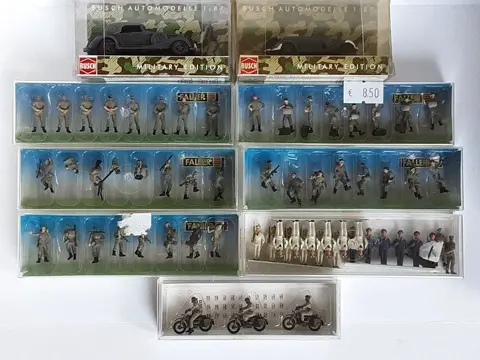 Busch, Preiser, Faller - WW2 - Toy Soldiers and Military