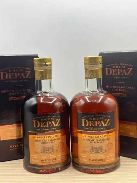 Depaz - Single Cask 2003 - 70cl - 2 flessen