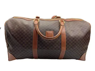 Céline - Unisex Brown Leather Boston - Reistas