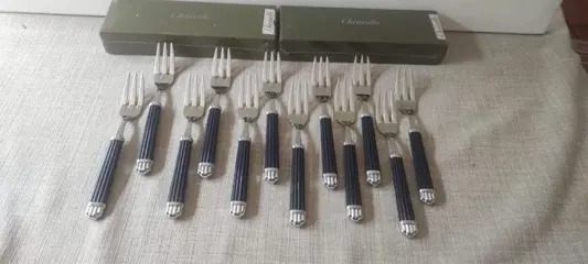 Christofle Aria - Christofle - Vorken (12) - Staal