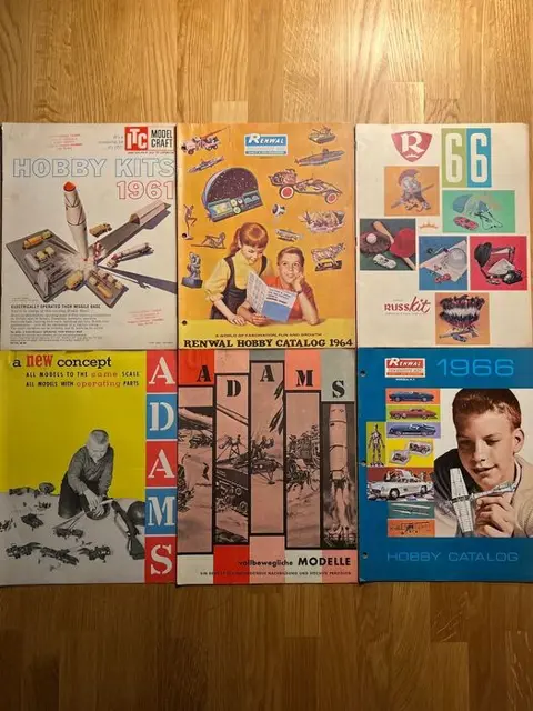 Hobby Kits, Renwal, Russkit, Adams - Modelbouwsets en