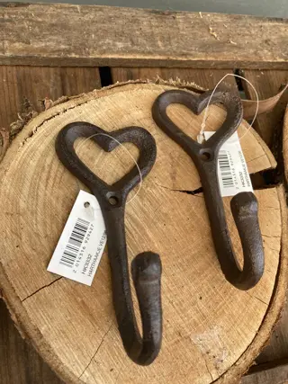 GIETIJZEREN KAPSTOKHAAK HART NIEUW